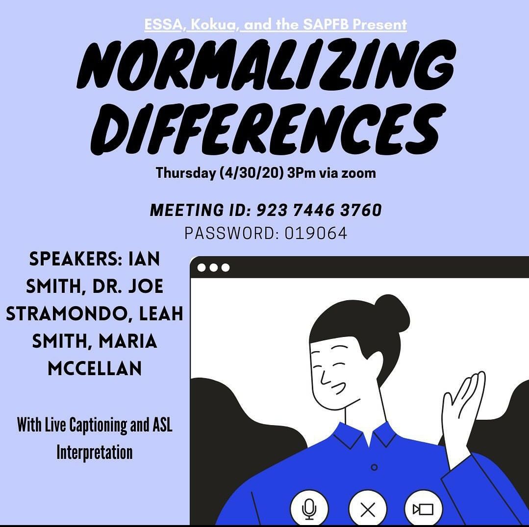 'Normalizing Differences' - Poster Courtesy of ESSA